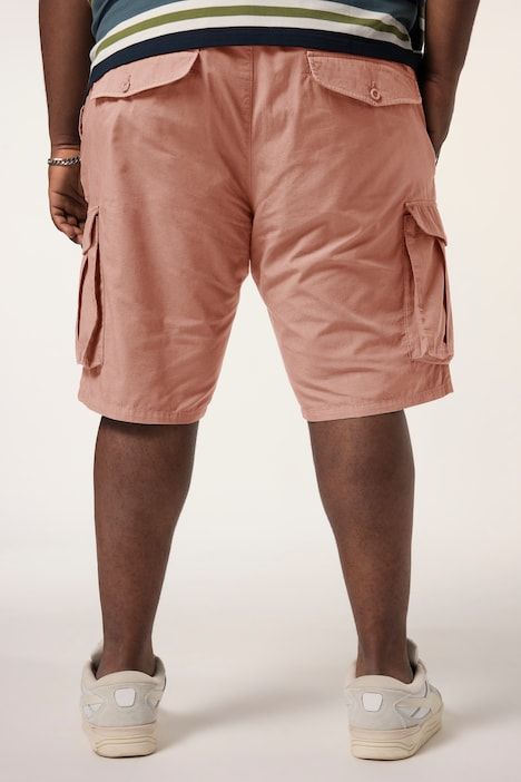 STHUGE cargo shorts, loose fit, ripstop, elasticated waistband, up to size 72