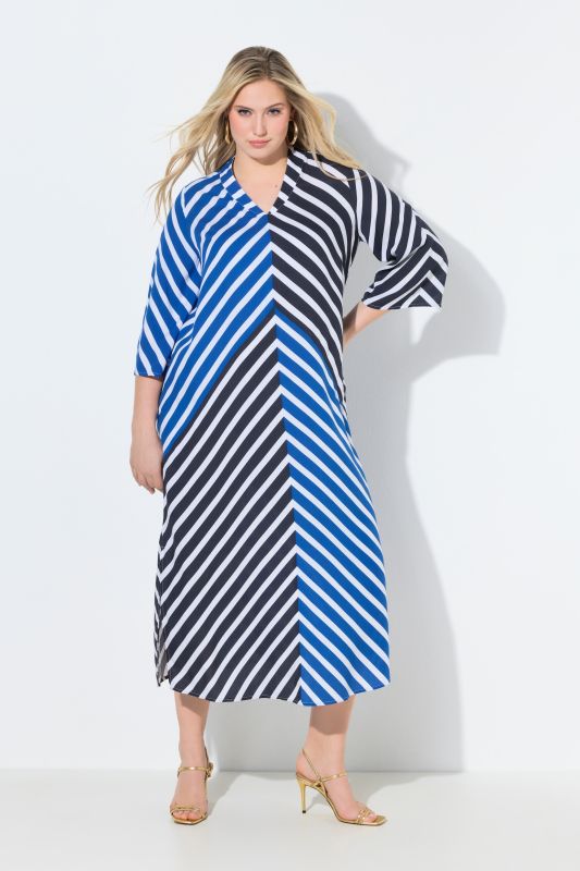 Striped Color Block Dress