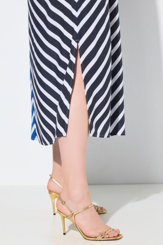 Striped Color Block Dress