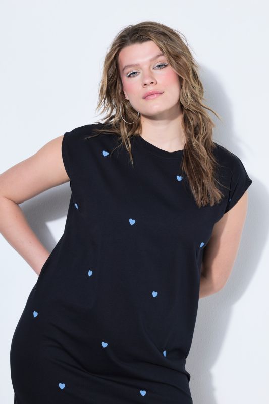 Hearts Sleeveless Jersey Dress