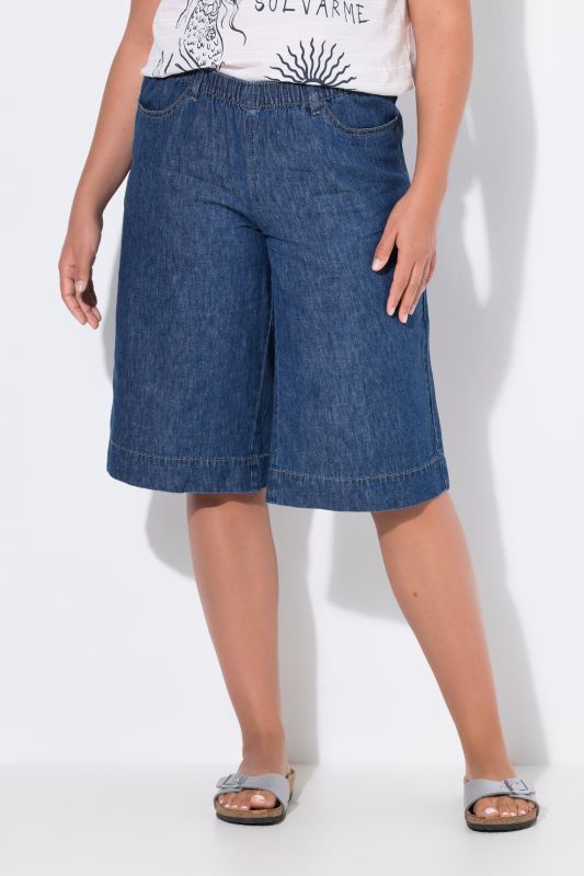 Linen blend Bermudas