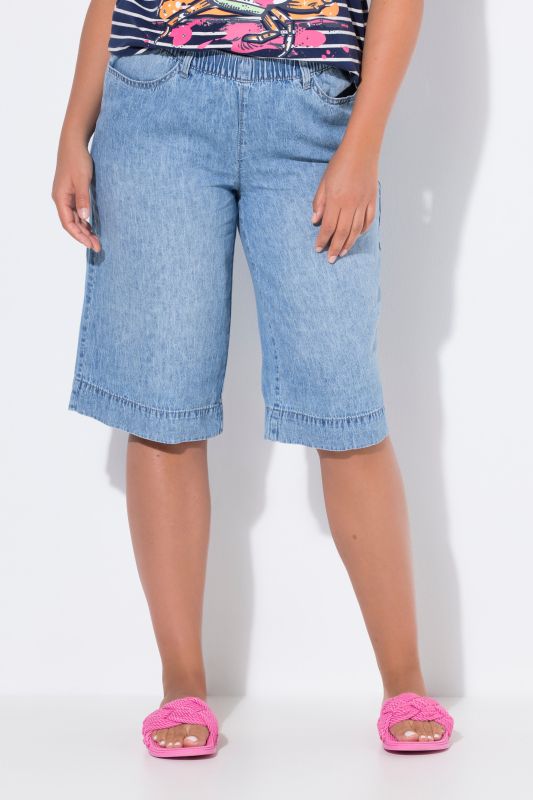 Linen blend Bermudas