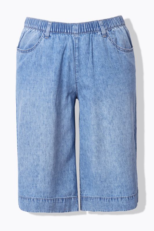 Linen blend Bermudas