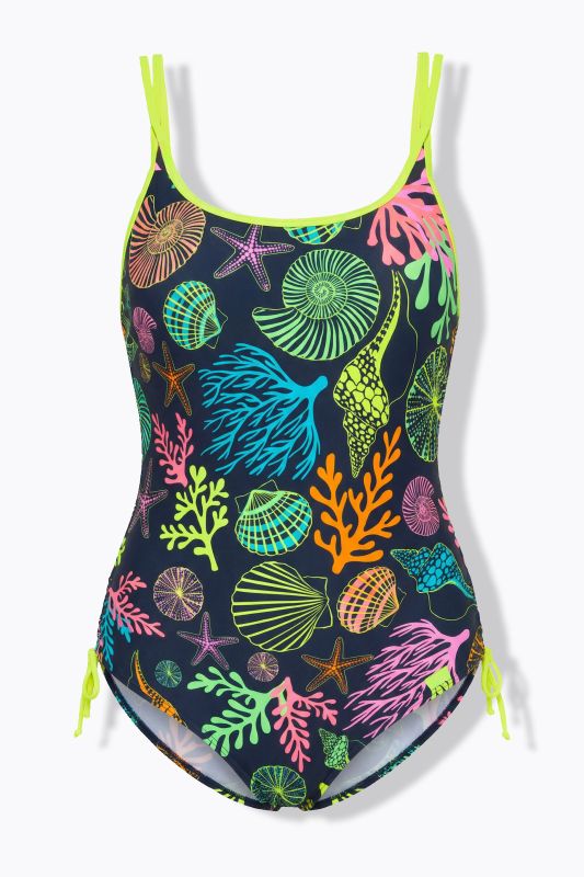 Seashell Print One Piece Swimsuit