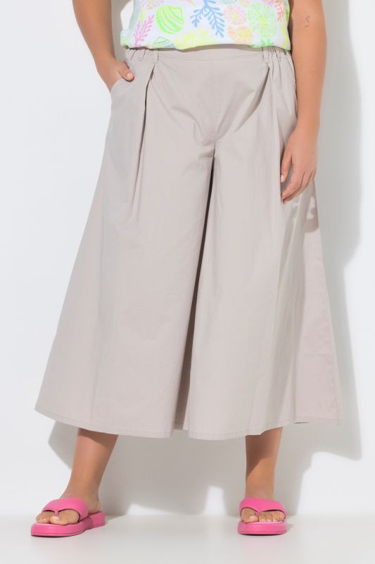 Wide Leg Cotton Culottes