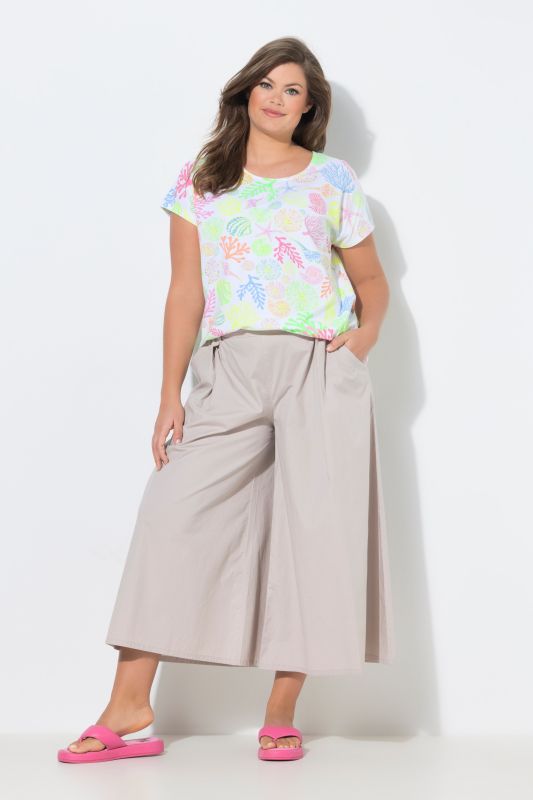 Wide Leg Cotton Culottes