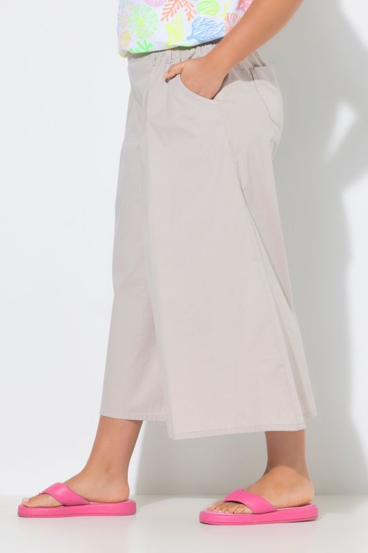 Wide Leg Cotton Culottes
