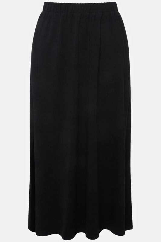 Wide Hem Jersey Long Skirt