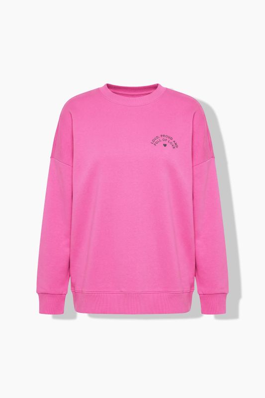 Pride Logo Print Sweatshirt