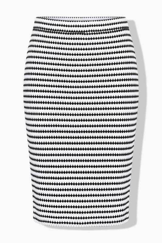 Textured Jersey Skirt