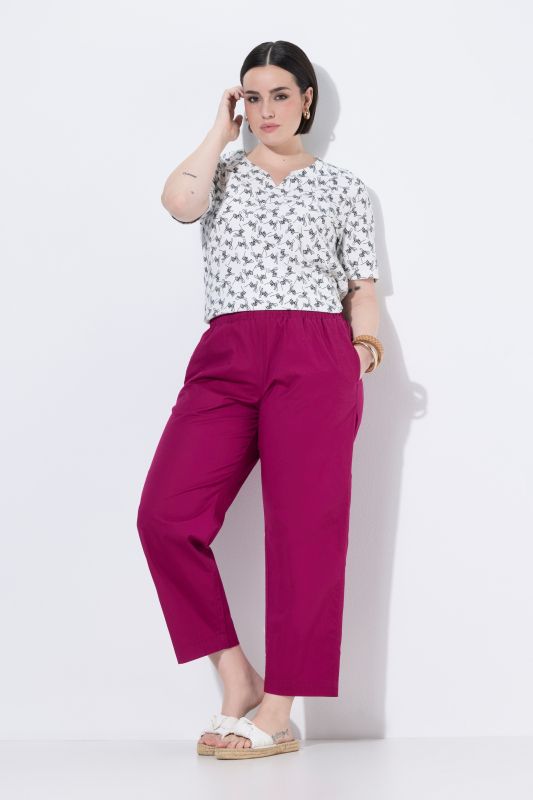 Wide Leg Ruby Fit Stretch Chino Pants