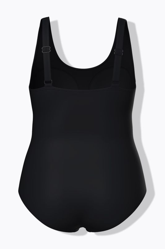 Side Gathered One Piece Swimsuit