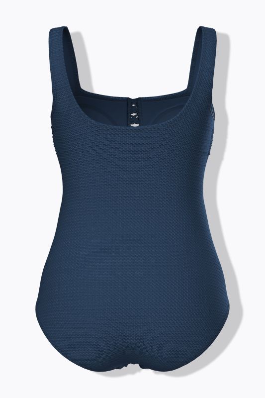 Textured Macrame Detail Swimsuit