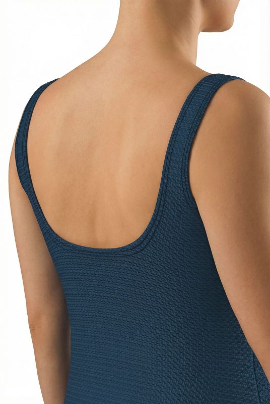 Textured Macrame Detail Swimsuit