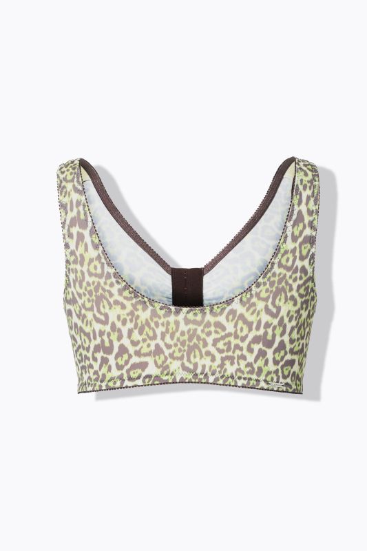 Leopard Print Comfort Bra