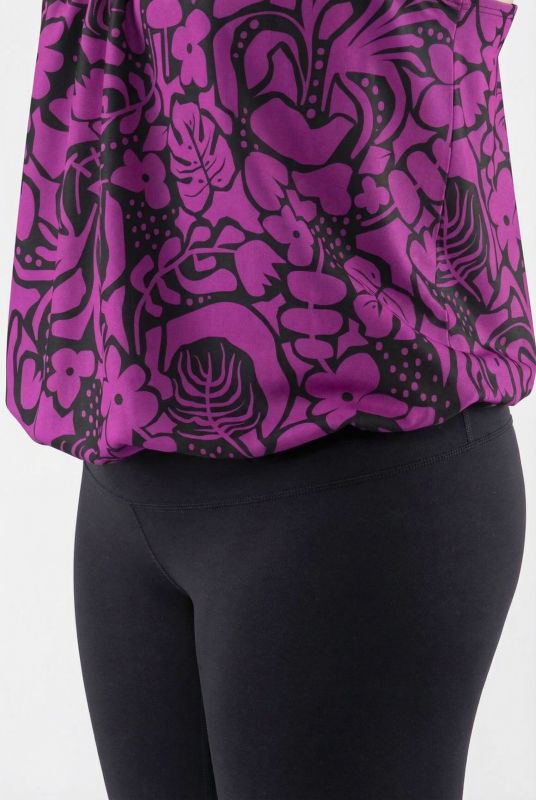 Purple Floral Shortie Tankini Set