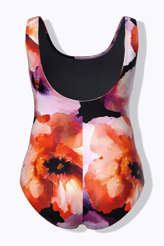 Watercolor Floral One Piece Swimsuit