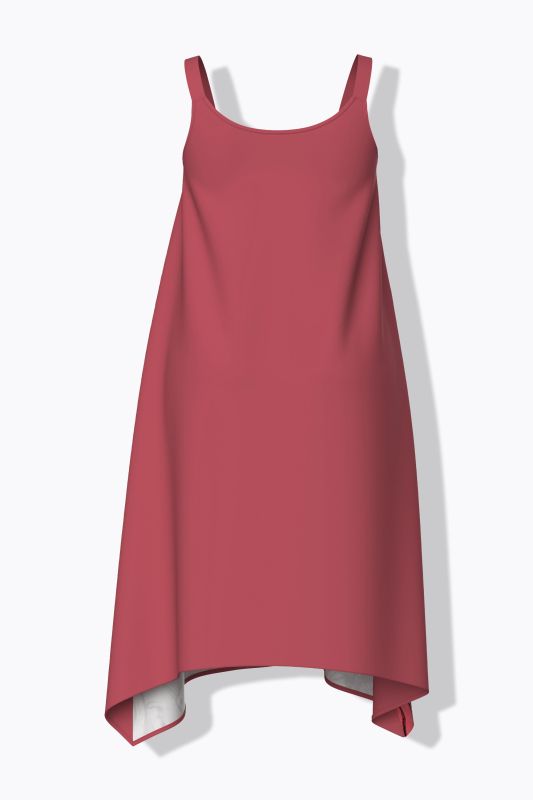 Vacation Print A-Line Dress