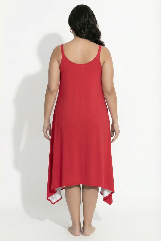 Vacation Print A-Line Dress