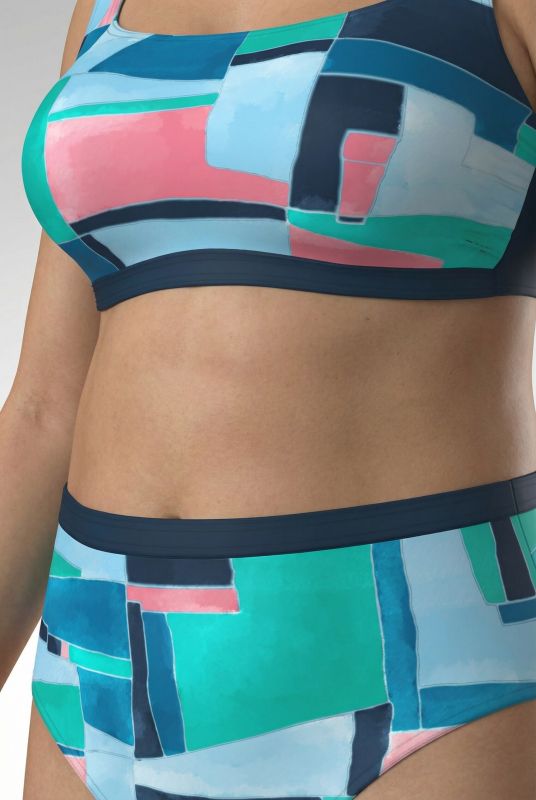 Geometric Print Bikini Set