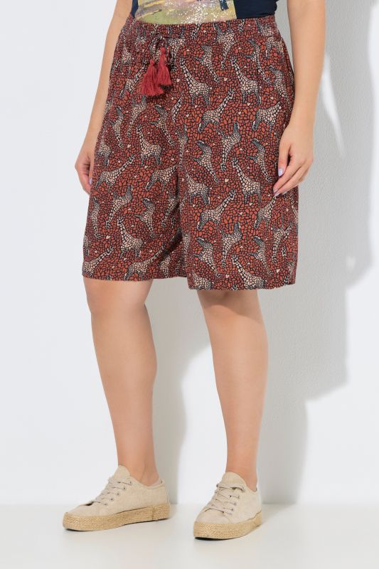 Giraffe Print  Bermuda Shorts