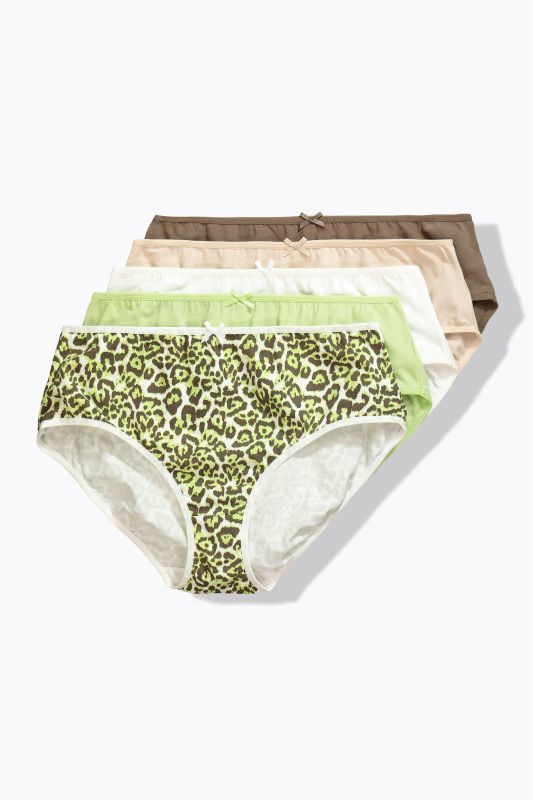 6 Pack of Panties- Colorful Leopard
