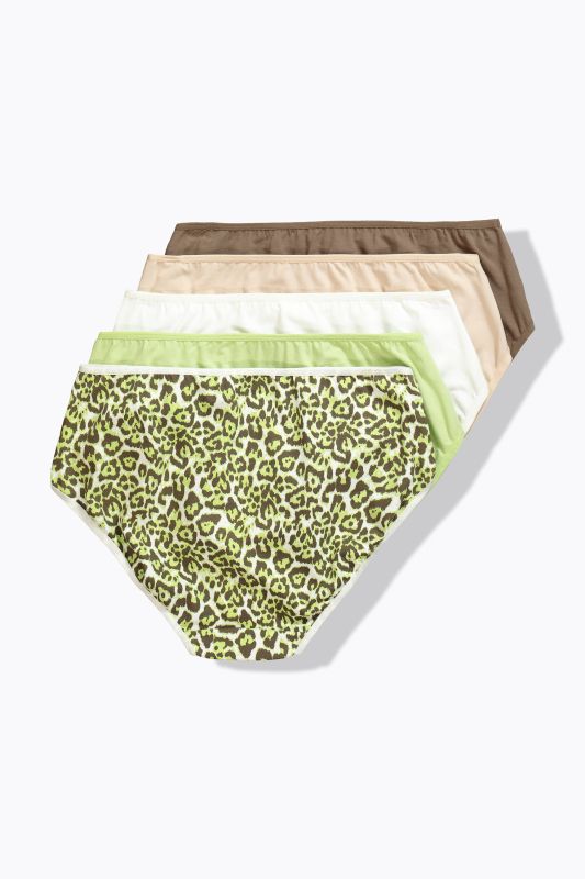 6 Pack of Panties- Colorful Leopard