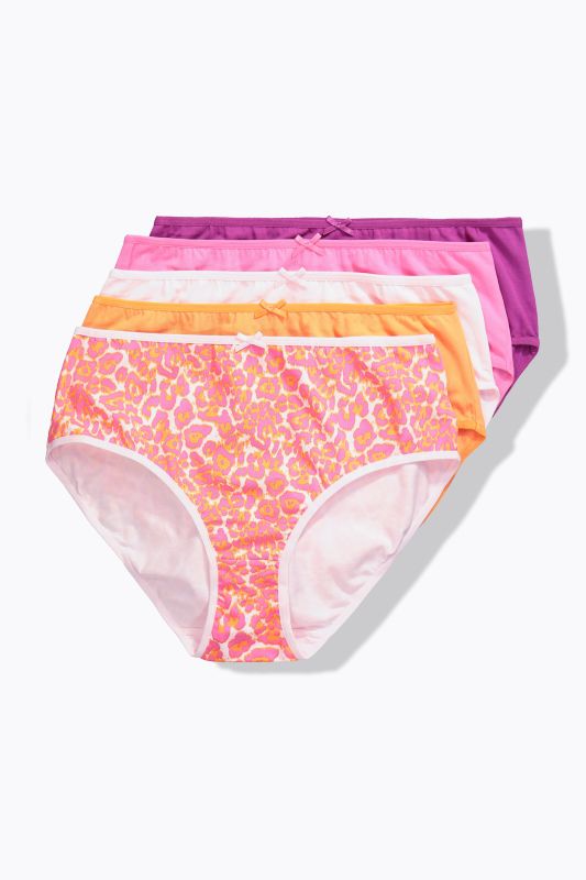 6 Pack of Panties- Colorful Leopard