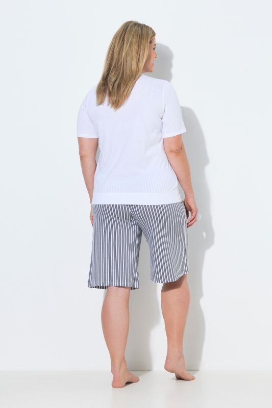 Pinstripe Donkey Two Piece Pajama Set