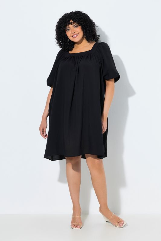 Square Neck A-Line Dress
