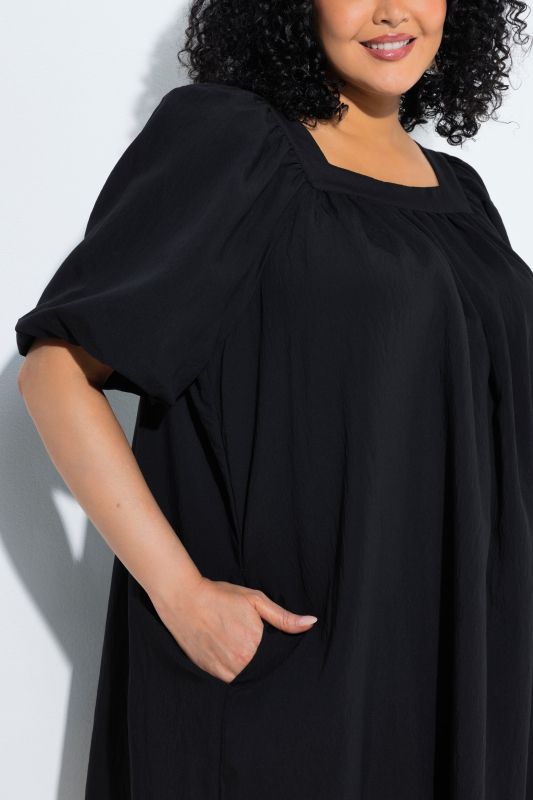 Square Neck A-Line Dress