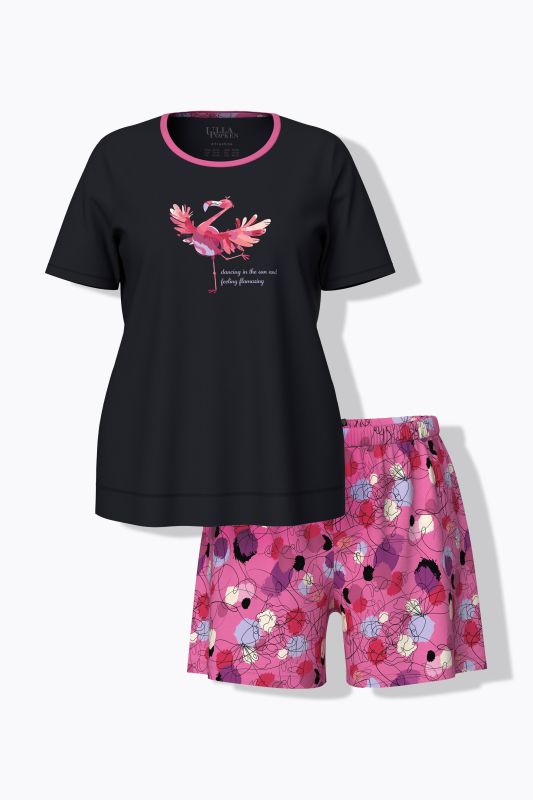 Flamingo Two Piece Pajama Set