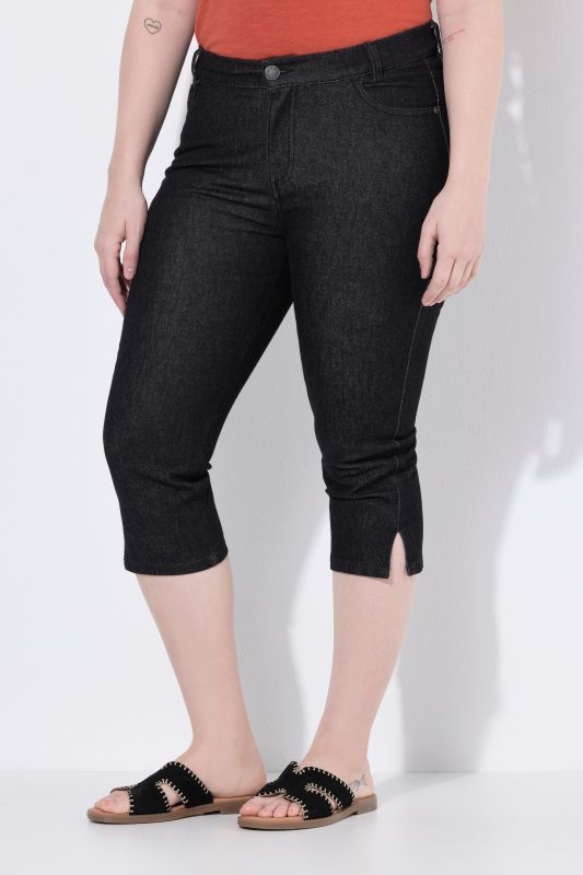 Stretch Fit Denim  Capris