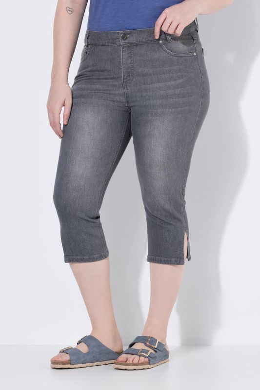 Stretch Fit Denim  Capris