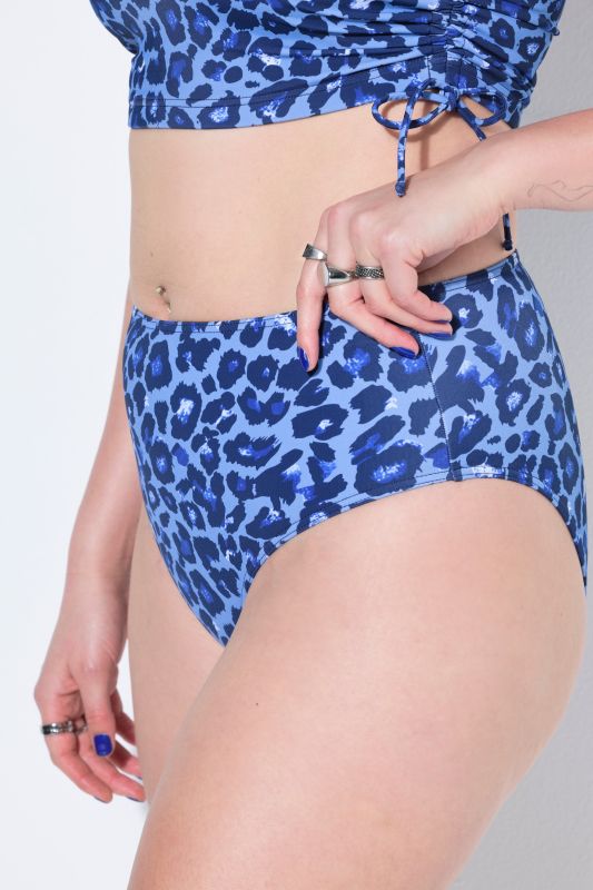 High Waist Leopard Print Brief