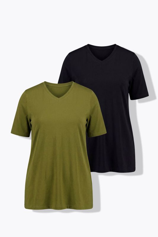 2 Pack of Eco Cotton Basic Tees