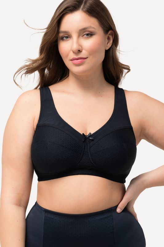 Jacquard Dot Wirefree Kelly Fit Support Bra