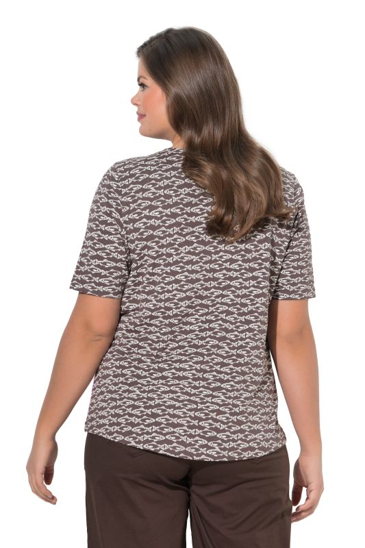 Fish Print Short Sleeve Tee