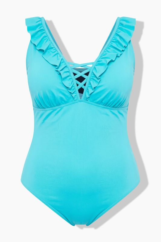 Swimsuit, soft cups, flounce