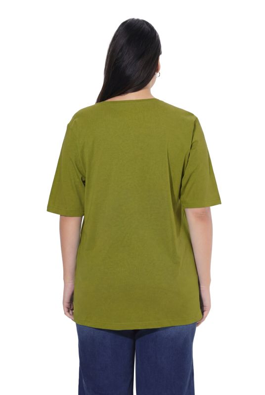 Basic Round Neck Short Sleeve Relaxed Fit  Tee