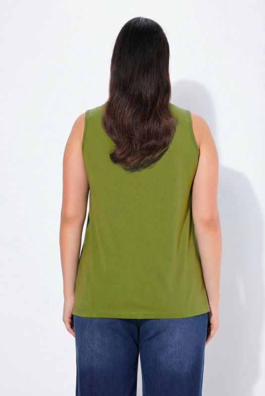 V-Neck Classic Fit Cotton Tank