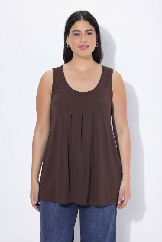 Essential Pleat Front Knit Tank