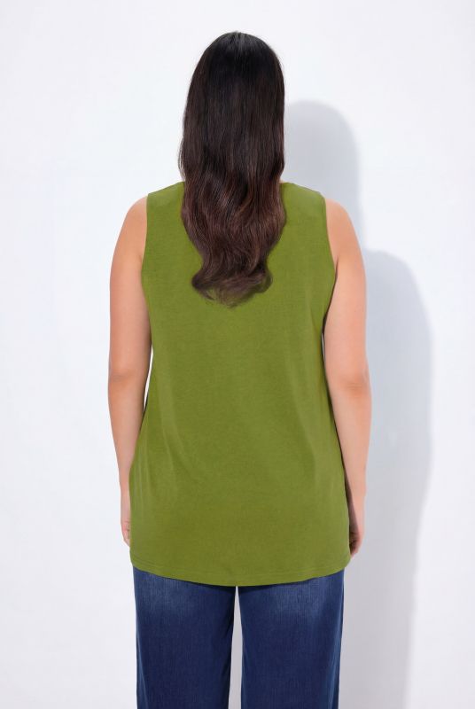 Essential Pleat Front Knit Tank