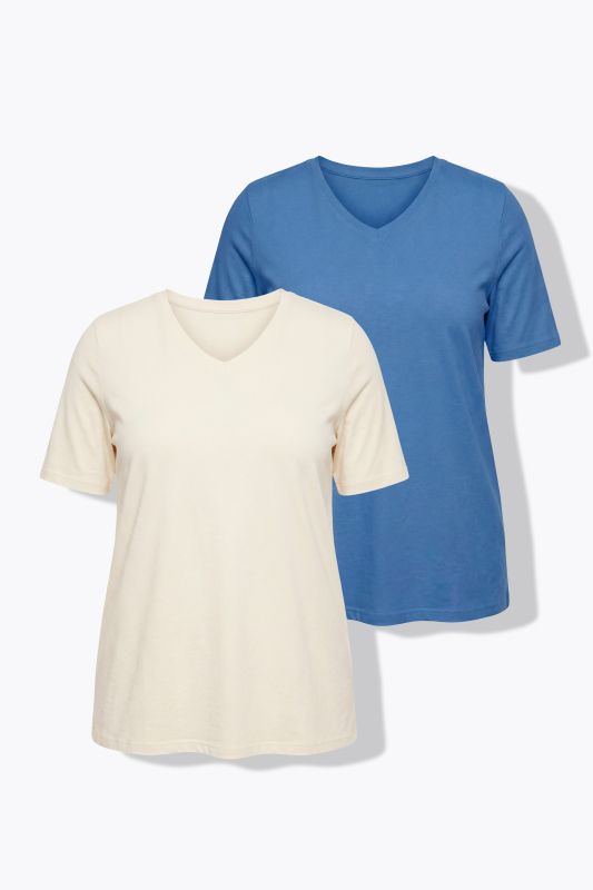 2 Pack of Eco Cotton Basic Tees