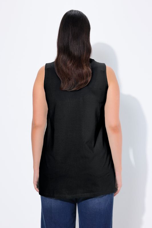 Essential Square Neck Stretch Cotton Tank