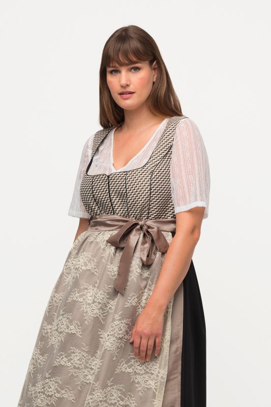 Блуза тип Dirndl от дантела