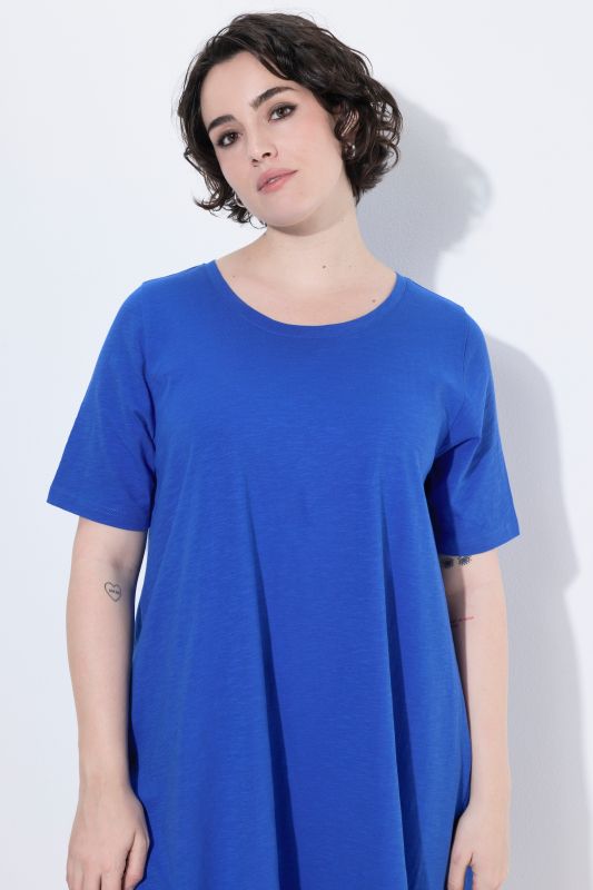 Short Sleeve Jersey Midi Dress