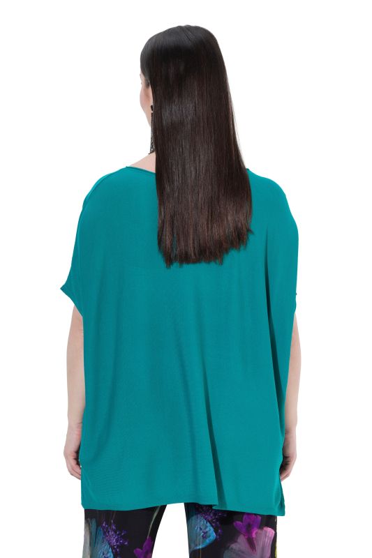 Batwing Sleeve Boat Neck Sweater