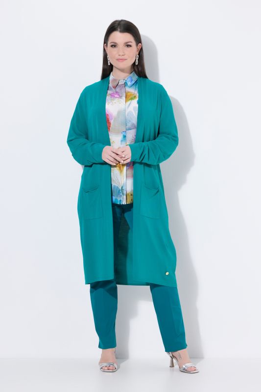 Longline Open Shape Cardigan