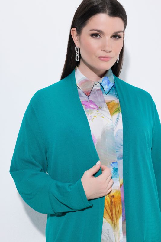 Longline Open Shape Cardigan